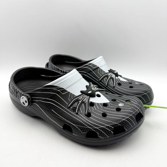 Crocs Classic Clog Mens 10 Jack Skellington Nightmare Before Christmas Black NWT main image 10